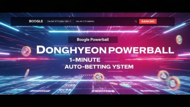 보글 파워볼 온라인 사이트 순위! 동행파워볼 1분 배팅 무한매충